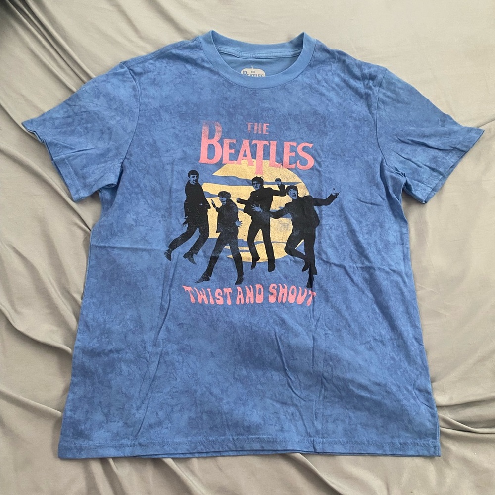 The Beatles light blue shirt